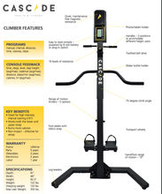 Load image into Gallery viewer, Cascade Climber Vertical Climbing Machine - EWOT