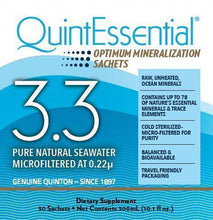 Load image into Gallery viewer, Quinton Hypertonic-Marine Plasma (30 Sachets) AKA QuintEssential 3.3 - EWOT
