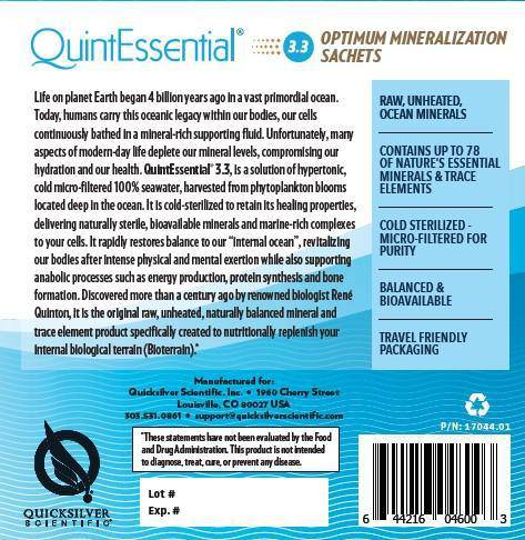 Quinton Hypertonic-Marine Plasma (30 Sachets) AKA QuintEssential 3.3