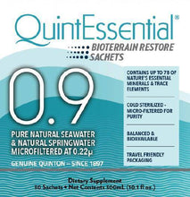 Load image into Gallery viewer, Quinton Isotonic-Marine Plasma (30 Sachets) AKA 0.9 Optimum Mineralization Isotonic - EWOT