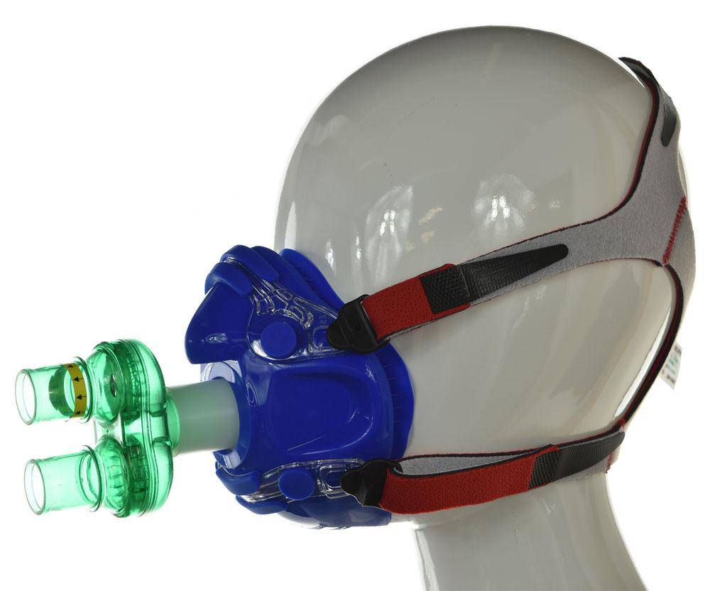 O2 Win R&b Mask Blue XCEL O2 EWOT Oxygen Mask